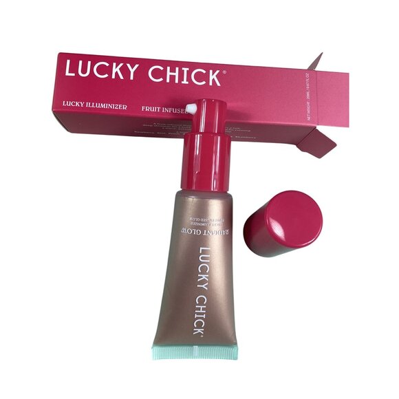 Lucky Chick Illuminizer Radiant Glow Fruit Infused Makeup highlight Cosmetic New - Picture 2 of 6